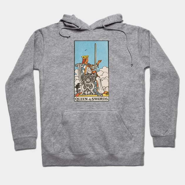 Queen of swords tarot Hoodie by Nate's World of Tees